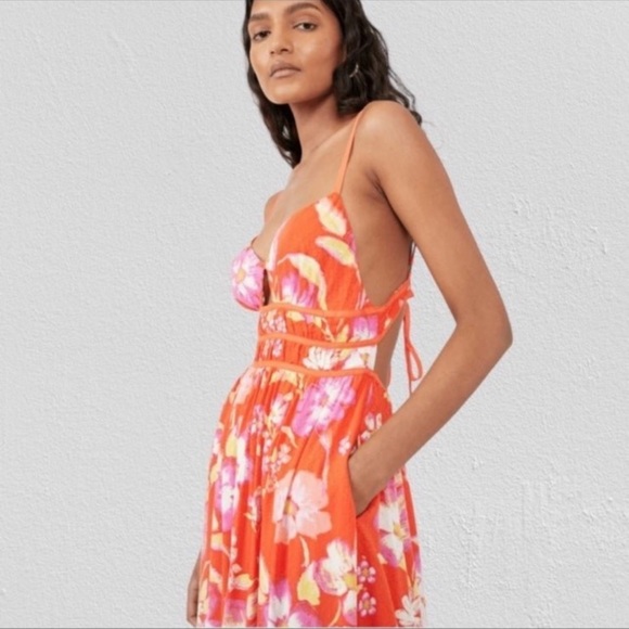 Free People WISTERIA MAXI DRESS NWT - Picture 4 of 15